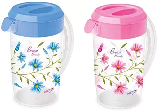 Milton 2400 L Water Jug Set (Plastic, Pack of 2), Pink